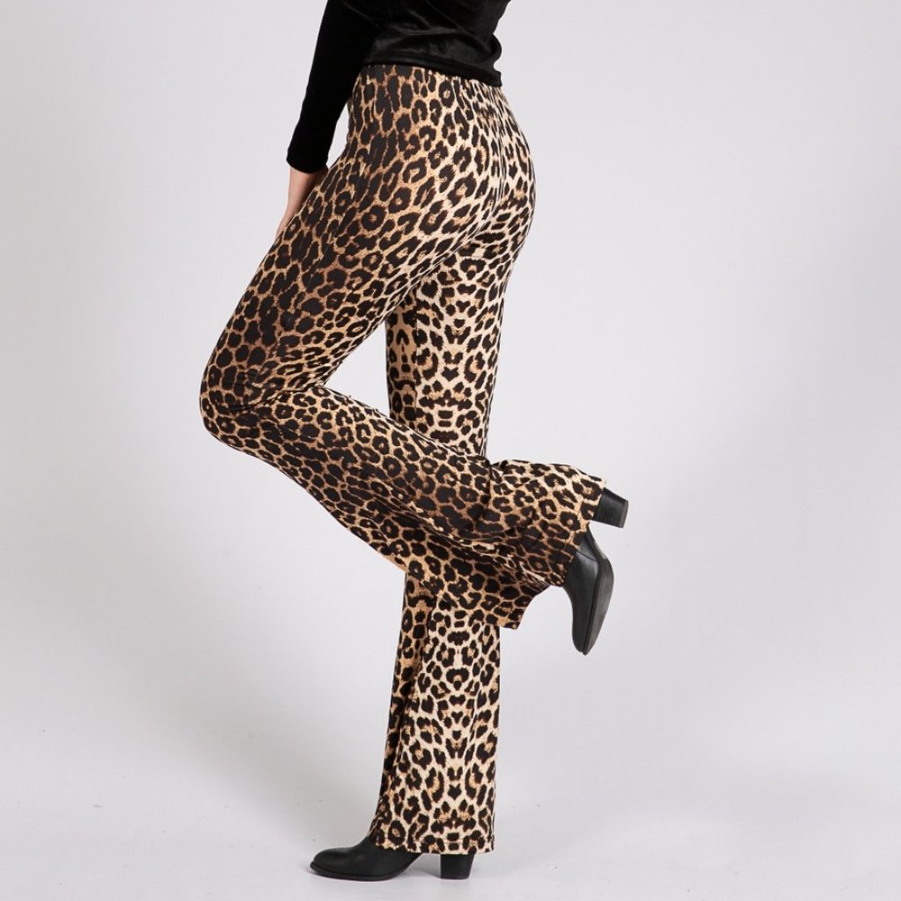 The Cutest Leopard Print Flared Pants